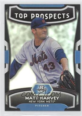 2012 Bowman Platinum - Top Prospects #TP-MH - Matt Harvey