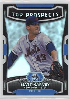 2012 Bowman Platinum - Top Prospects #TP-MH - Matt Harvey