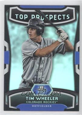 2012 Bowman Platinum - Top Prospects #TP-TW - Tim Wheeler