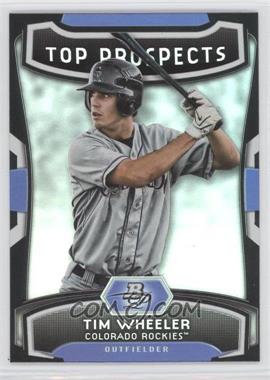 2012 Bowman Platinum - Top Prospects #TP-TW - Tim Wheeler