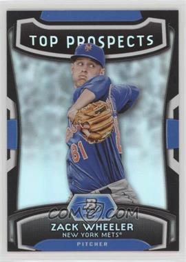 2012 Bowman Platinum - Top Prospects #TP-ZW - Zack Wheeler