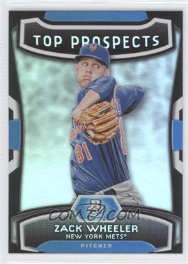 2012 Bowman Platinum - Top Prospects #TP-ZW - Zack Wheeler