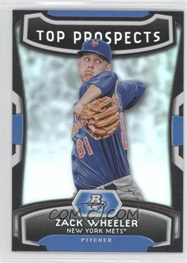 2012 Bowman Platinum - Top Prospects #TP-ZW - Zack Wheeler