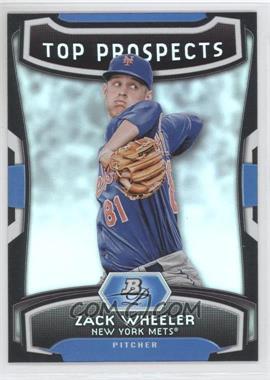 2012 Bowman Platinum - Top Prospects #TP-ZW - Zack Wheeler