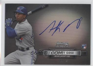 2012 Bowman Sterling - Autographed Rookie - Black Refractor #BSAR-AG - Anthony Gose /25