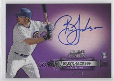 2012 Bowman Sterling - Autographed Rookie - Purple Refractor #BSAR-BJ - Brett Jackson /10