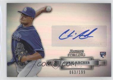 2012 Bowman Sterling - Autographed Rookie - Refractor #_CHAR - Chris Archer /199