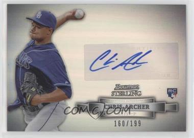 2012 Bowman Sterling - Autographed Rookie - Refractor #_CHAR - Chris Archer /199