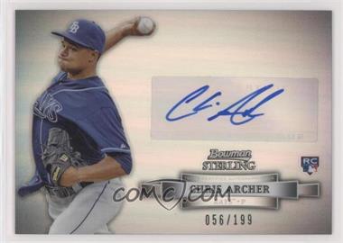 2012 Bowman Sterling - Autographed Rookie - Refractor #_CHAR - Chris Archer /199