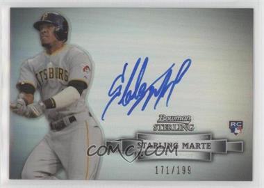 2012 Bowman Sterling - Autographed Rookie - Refractor #_STMA - Starling Marte /199