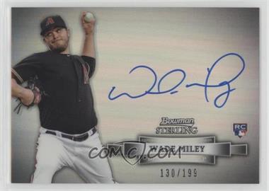 2012 Bowman Sterling - Autographed Rookie - Refractor #_WAMI - Wade Miley /199