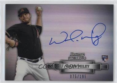 2012 Bowman Sterling - Autographed Rookie - Refractor #_WAMI - Wade Miley /199
