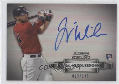 2012 Bowman Sterling - Autographed Rookie - Refractor #_WIMI - Will Middlebrooks /199 [EX to NM]