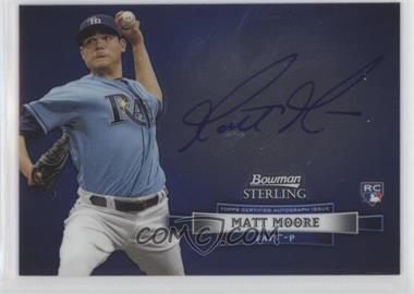 2012 Bowman Sterling - Autographed Rookie #BSAR-MM - Matt Moore