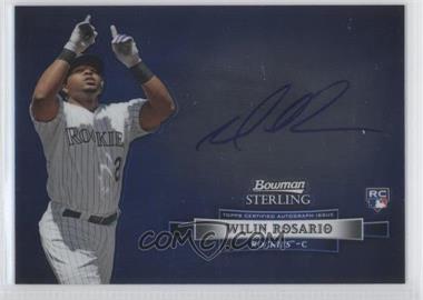 2012 Bowman Sterling - Autographed Rookie #BSAR-WR - Wilin Rosario