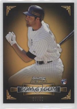 2012 Bowman Sterling - [Base] - Gold Refractor #17 - Jordan Danks /50