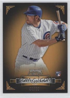 2012 Bowman Sterling - [Base] - Gold Refractor #4 - Brett Jackson /50