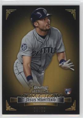 2012 Bowman Sterling - [Base] - Gold Refractor #40 - Jesus Montero /50