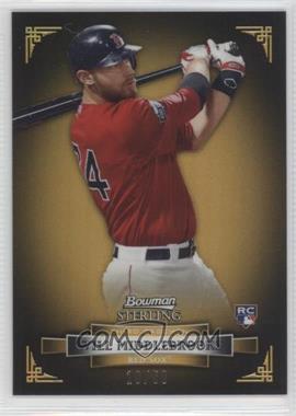 2012 Bowman Sterling - [Base] - Gold Refractor #50 - Will Middlebrooks /50