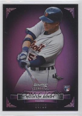 2012 Bowman Sterling - [Base] - Purple Refractor #23 - Quintin Berry /10