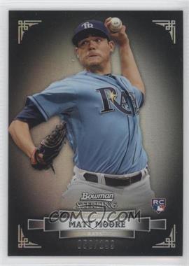 2012 Bowman Sterling - [Base] - Refractor #14 - Matt Moore /199