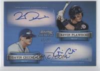 Kevin Plawecki, Gavin Cecchini #/99