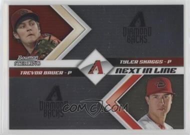 2012 Bowman Sterling - Next in Line #NIL1 - Trevor Bauer, Tyler Skaggs