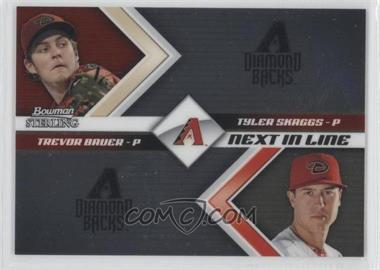 2012 Bowman Sterling - Next in Line #NIL1 - Trevor Bauer, Tyler Skaggs