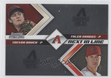 2012 Bowman Sterling - Next in Line #NIL1 - Trevor Bauer, Tyler Skaggs