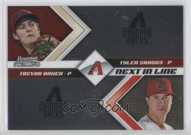 2012 Bowman Sterling - Next in Line #NIL1 - Trevor Bauer, Tyler Skaggs