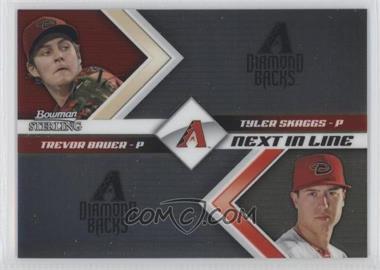 2012 Bowman Sterling - Next in Line #NIL1 - Trevor Bauer, Tyler Skaggs