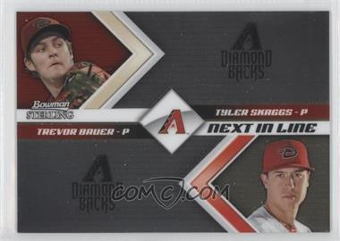 2012 Bowman Sterling - Next in Line #NIL1 - Trevor Bauer, Tyler Skaggs