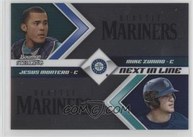 2012 Bowman Sterling - Next in Line #NIL2 - Jesus Montero, Mike Zunino