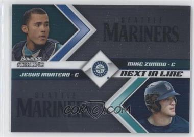 2012 Bowman Sterling - Next in Line #NIL2 - Jesus Montero, Mike Zunino