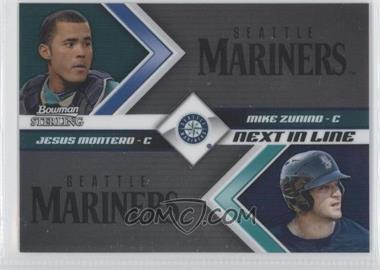 2012 Bowman Sterling - Next in Line #NIL2 - Jesus Montero, Mike Zunino