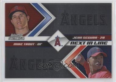 2012 Bowman Sterling - Next in Line #NIL5 - Mike Trout, Jean Segura