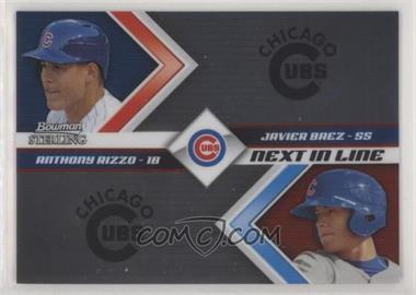 2012 Bowman Sterling - Next in Line #NIL8 - Anthony Rizzo, Javier Baez