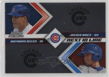 2012 Bowman Sterling - Next in Line #NIL8 - Anthony Rizzo, Javier Baez
