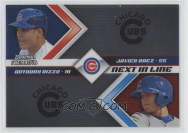 2012 Bowman Sterling - Next in Line #NIL8 - Anthony Rizzo, Javier Baez