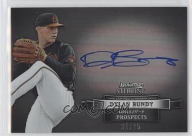 2012 Bowman Sterling - Prospect Autographs - Black Refractor #BSAP-DB - Dylan Bundy /25