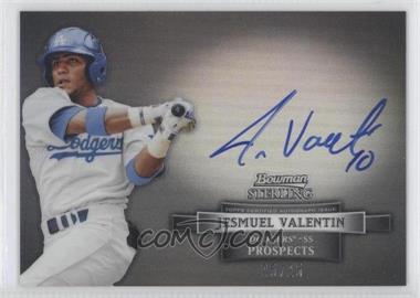 2012 Bowman Sterling - Prospect Autographs - Black Refractor #BSAP-JV - Jesmuel Valentin /25