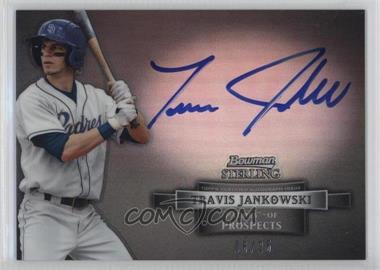 2012 Bowman Sterling - Prospect Autographs - Black Refractor #BSAP-TJ - Travis Jankowski /25