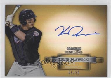 2012 Bowman Sterling - Prospect Autographs - Gold Refractor #BSAP-KP - Kevin Plawecki /50