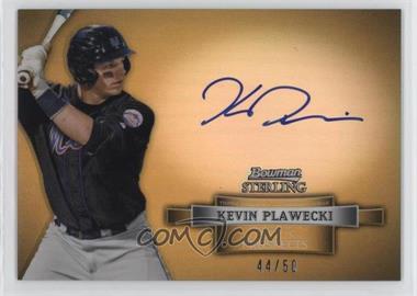 2012 Bowman Sterling - Prospect Autographs - Gold Refractor #BSAP-KP - Kevin Plawecki /50