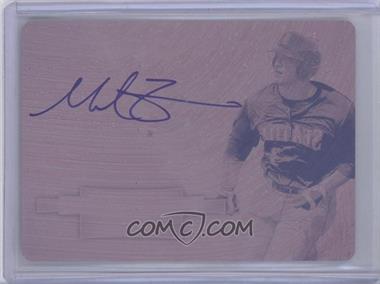 2012 Bowman Sterling - Prospect Autographs - Printing Plate Magenta #BSAP-MZ - Mike Zunino /1