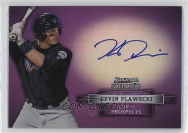 2012 Bowman Sterling - Prospect Autographs - Purple Refractor #BSAP-KP - Kevin Plawecki /10