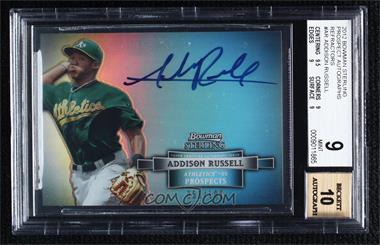 2012 Bowman Sterling - Prospect Autographs - Refractor #BSAP-AR - Addison Russell /199 [BGS 9 MINT]