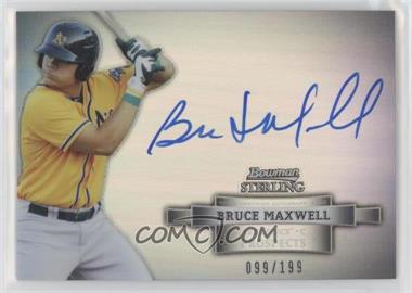 2012 Bowman Sterling - Prospect Autographs - Refractor #BSAP-BM - Bruce Maxwell /199 [EX to NM]