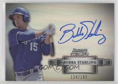 2012 Bowman Sterling - Prospect Autographs - Refractor #BSAP-BS - Bubba Starling /199