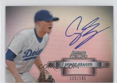 2012 Bowman Sterling - Prospect Autographs - Refractor #BSAP-CS - Corey Seager /199